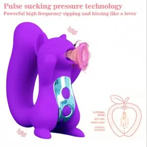 Squirrel Succhiare Vibratore Femminile Tongue Succhiare Vibratore