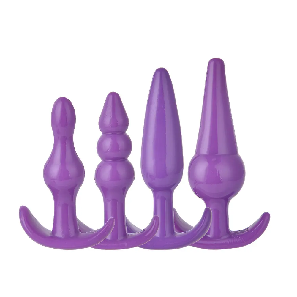 4-Piece Pleasure Plug Toy Anal Plug Stick Beginner Training Anales Trainer Set Featured Image