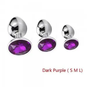 3pcs/set Anal Beads Crystal Jewelry Anal Butt Plug Massage