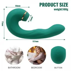 Women’s AV G Spot Wearable Masturbation Sucking Vibrator
