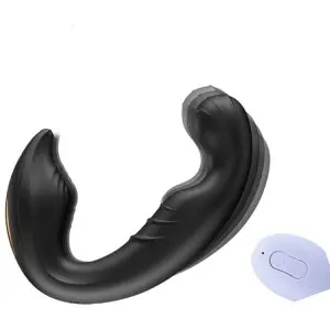 Remote Ergonomic Design Stimulate P-Spot Wiggle Prostate Massager