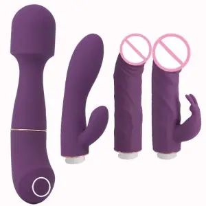 4 in 1 Thrusting Dildos for Woman’s G-spot Wand Massager