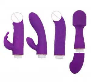 4 in 1 Thrusting Dildos for Woman’s G-spot Wand Massager