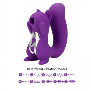 Squirrel Succhiare Vibratore Femminile Tongue Succhiare Vibratore