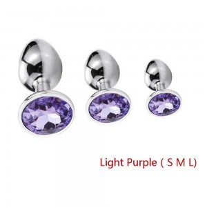 3pcs/set Anal Beads Crystal Jewelry Anal Butt Plug Massage
