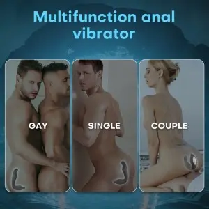 Remote Ergonomic Design Stimulate P-Spot Wiggle Prostate Massager