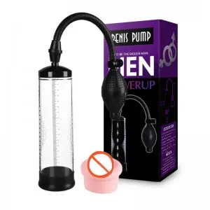 Manual Penis Vacuum Air Pump Strengthen Enlarger Booster Extender Device