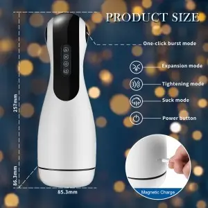 Eelectric Oral Sex Toy with 3 sucking mode Male Masturbator Cup