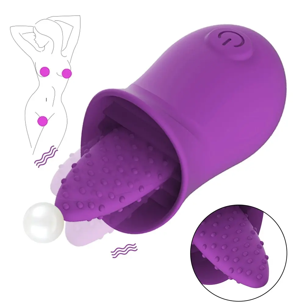 Amazon Rose Tongue Wireless 10 Strong Vibration Modes Modes Clitoral Tongue Vibrator Featured Image