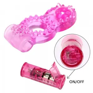 Time Delay Extender Sleeve Vibrating Cock Penis Ring For Male