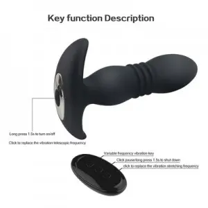 Remote Control 7 modes Butt Plug Thrusting Anal Prostate Massagers