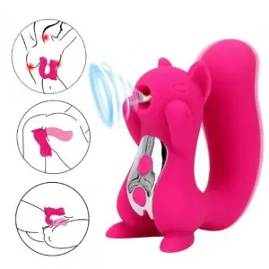 Squirrel Succhiare Vibratore Femminile Tongue Succhiare Vibratore